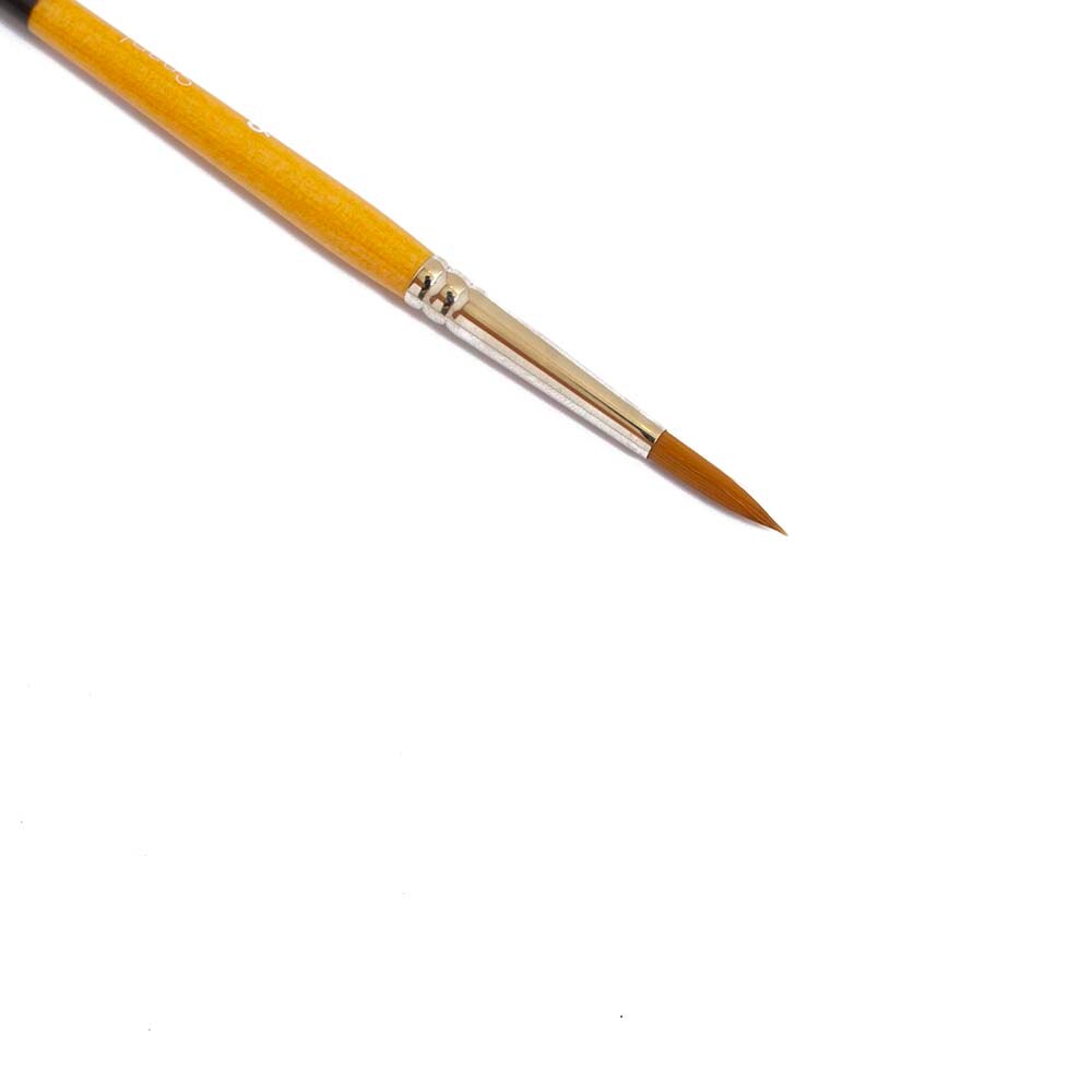 Princeton, Brush, Art & School, Snap, Golden Taklon, Round, 6, 402376